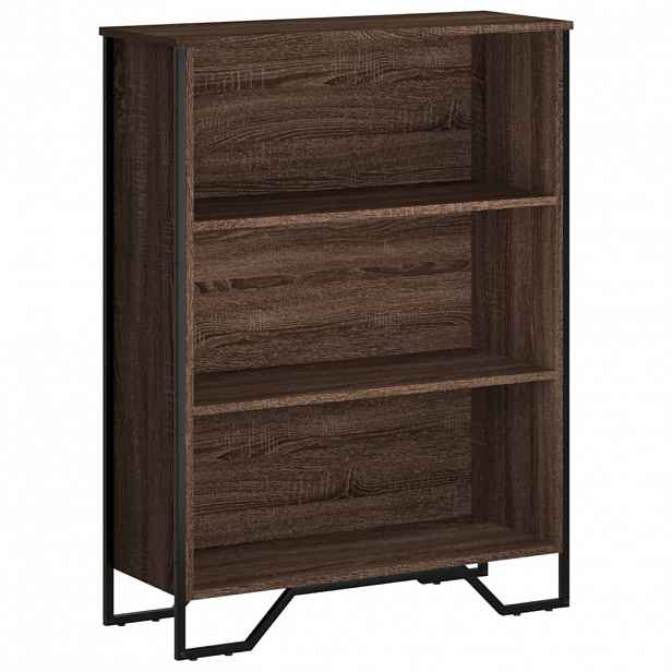 vidaXL Knihovna hnědý dub 80 x 31 x 106 cm kompozitní dřevo