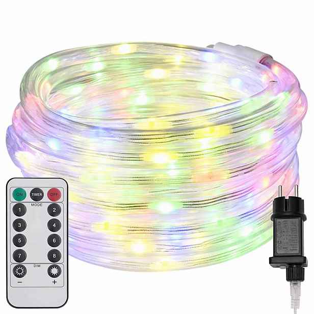 vidaXL Světelný provaz s 240 LED diodami Vícebarevný 10 m PVC