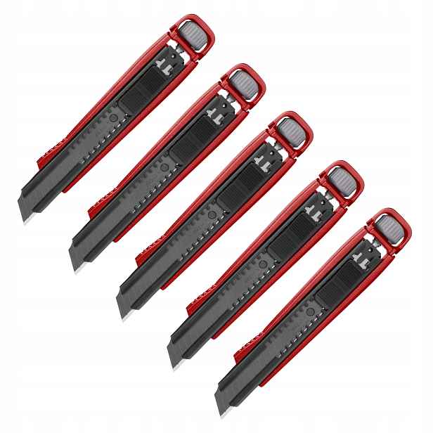 5 Kusů Nůžek Nůž Na Tapety Zesílený Kovový 18 mm Autolock