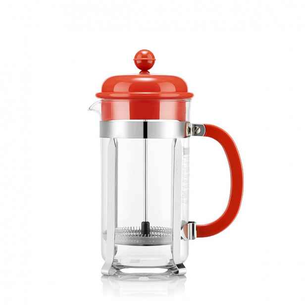 Bodum Caffettiera 1L pístový zavařovač, červený