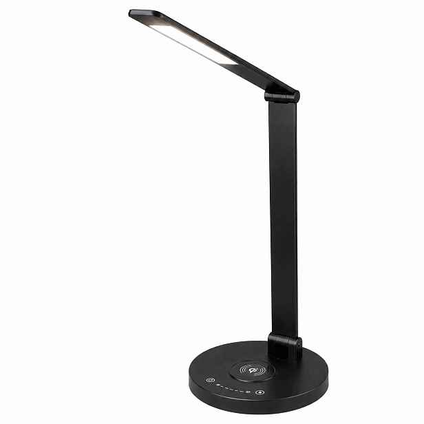 Stolní Led Lampa Skládací Dotyková Nabíječka Qi Usb Nastavitelná 3 Barvy