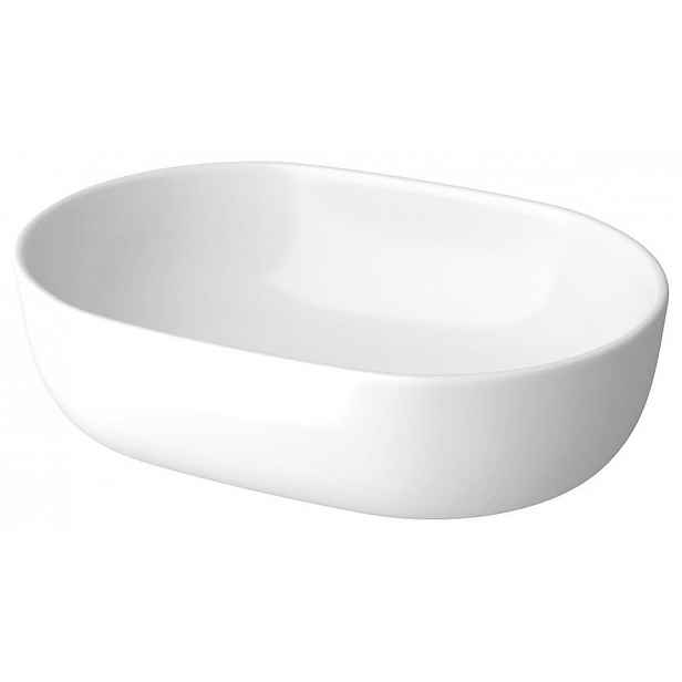 Umyvadlo na desku Cersanit Moduo 50x35,5 cm bez otvoru pro baterii K116-049
