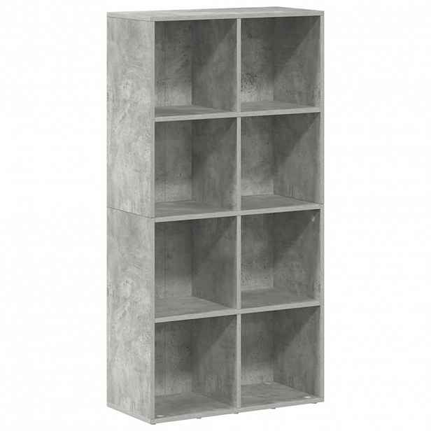 vidaXL Knihovna/příborník betonově šedá 66x30x130 cm kompozitní dřevo