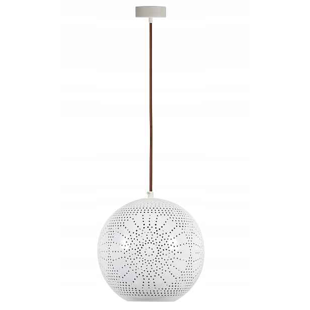 Závěsná lampa lustr Candellux Bene bílá