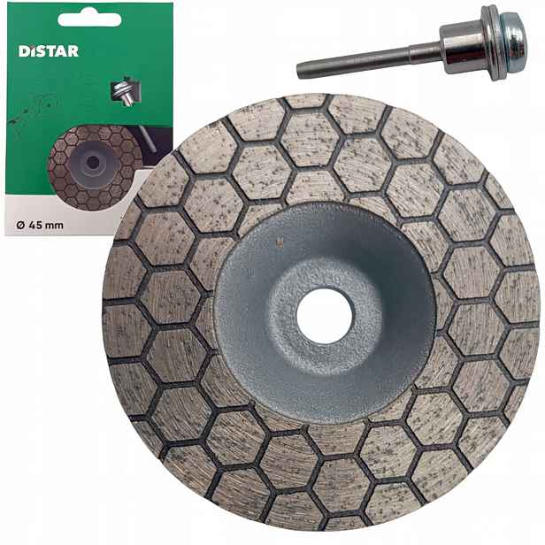 Distar Diamantový kotouč s trnem Dgm-s 45/5,8F Nectar 100
