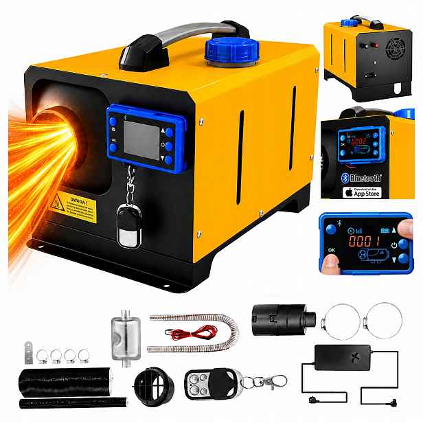 Ohřívač Vzduchový Naftový Ohřívač Webasto 8KW 12/24V Bluetooth