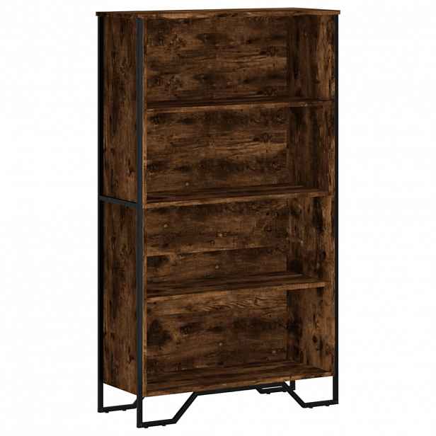 vidaXL Knihovna kouřový dub 80 x 31 x 137,5 cm kompozitní dřevo