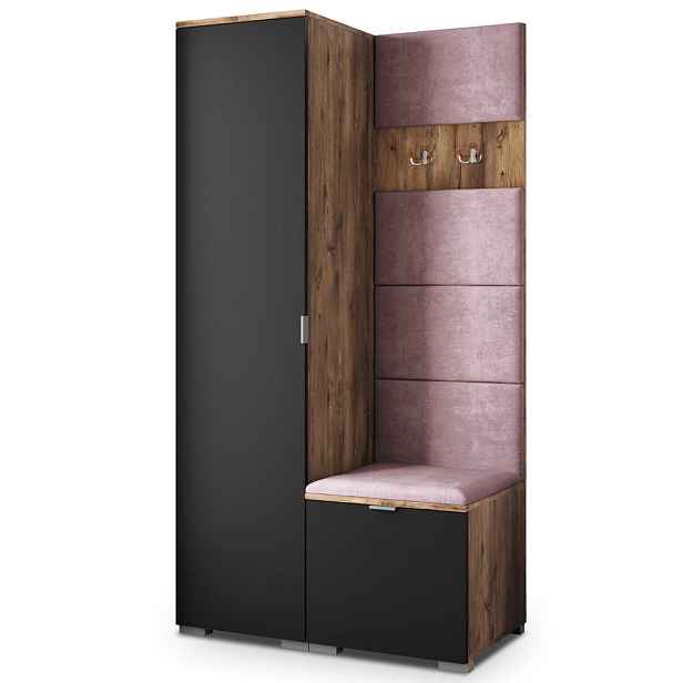 MASSENO MODERNÍ PŘEDSÍŇOVÁ SESTAVA LORI, 95/181/51 cm, dub Lefkas