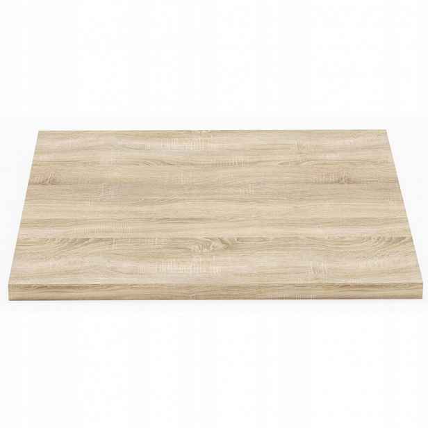 Stolová deska do kuchyně dub sonoma 70 x 70 do obývacího pokoje, čtvercová