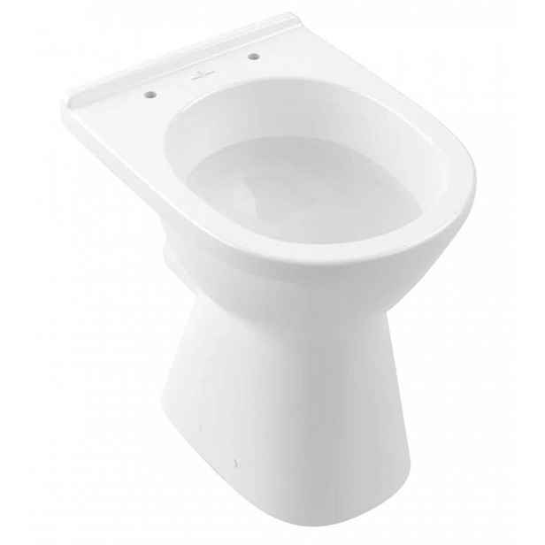 Villeroy & Boch ViCare - Stojící WC, zadní odpad, Rimless, alpská bílá 4683R001