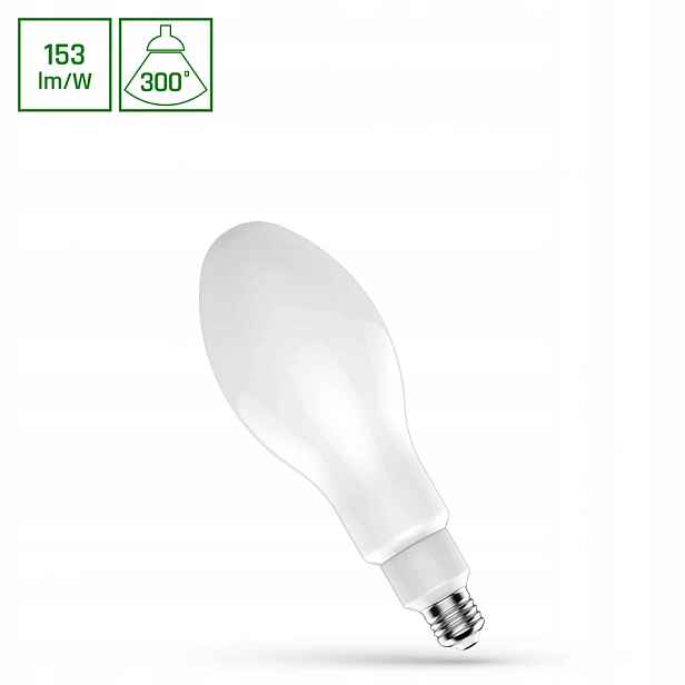 Led Pouliční Žárovka Parisienne Premium Cog 36W E-27 Nw Milky Spectrum