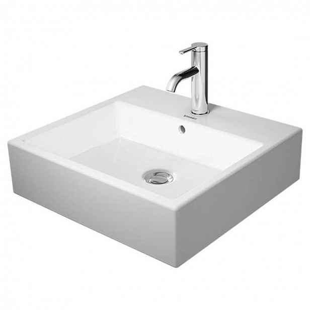 Duravit Vero Air - Umyvadlová mísa 50x47 cm, s přepadem, otvor pro baterii, bílá 2352500000