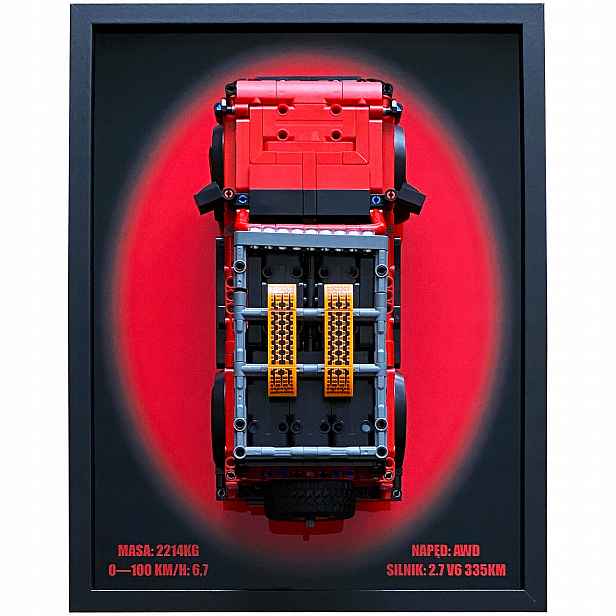 Rámeček s držákem na sadu Lego Technic 42213 Ford Bronco