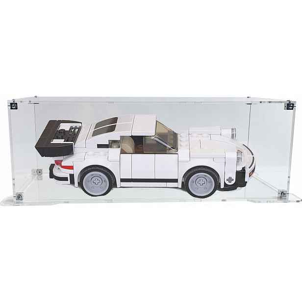 Vitrína s podstavcem Drewlandia pro stavebnici Lego 75895 – Porsche 911 Turbo 3.0