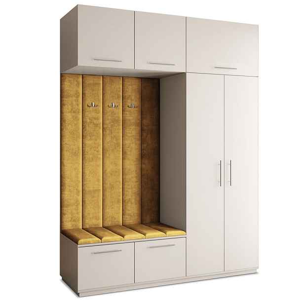 MASSENO MODERNÍ PŘEDSÍŇOVÁ SESTAVA REMA, 180/240/60 cm, kašmírová