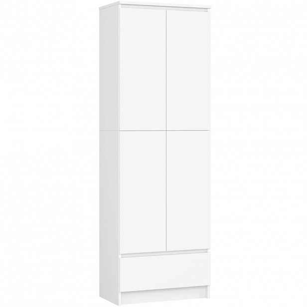 Dvoudveřová skříň se šuplíkem 60 cm VALESTRA - bílá