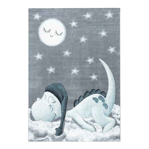 Modro-šedý dětský koberec 140x200 cm Bambi – Ayyildiz Carpets