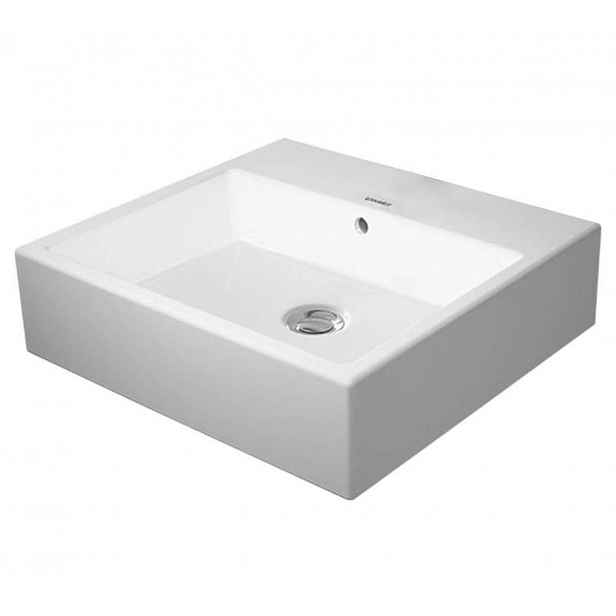 Duravit Vero Air - Umyvadlová mísa 50x47 cm, s přepadem, bez otvoru pro baterii, bílá 2352500060