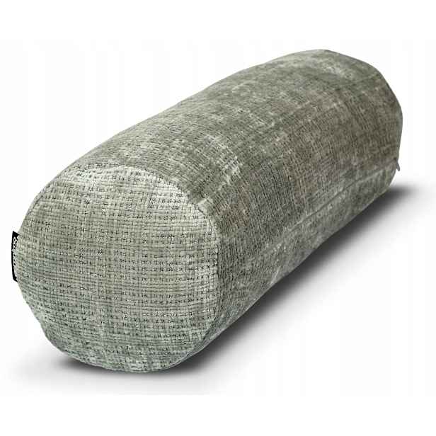 Polštář Dekorativní Váleček Měkký Fluffy Roller Silikonový 50x20 cm šedý