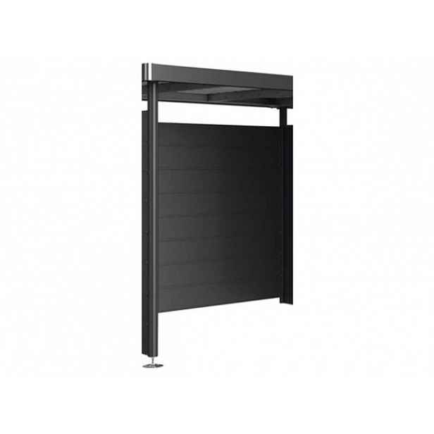 Zadní stěna pro postranní střechu k domku HIGHLINE tmavě šedá BH84098