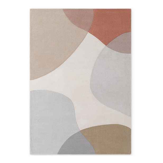 Béžový ručně tkaný vlněný koberec 120x170 cm Hackney Clarissa – Ted Baker