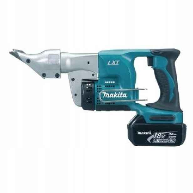 Akumulátorové nůžky na plech 18V 2x3,0Ah Makita [DJS130RFE]