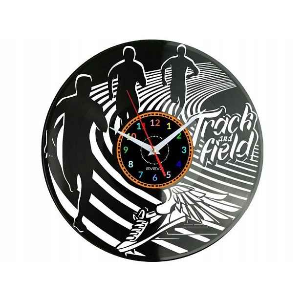 Track and Field Nápad na Dárek Nástěnná Dekorace z vinylové desky