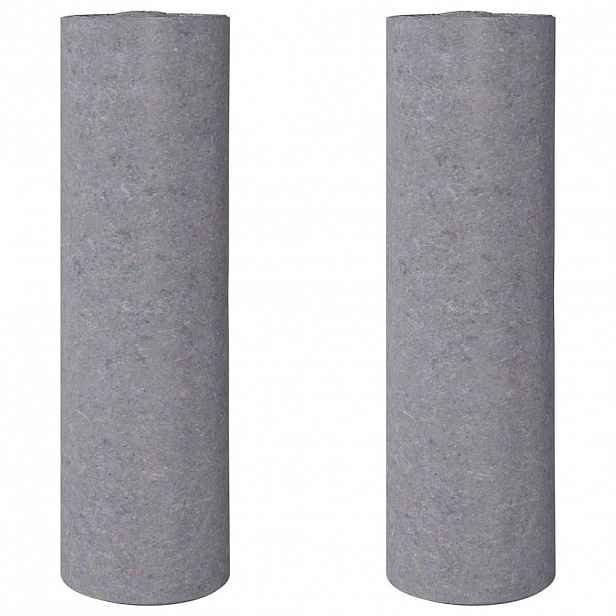vidaXL Protiskluzové malířské rouno 2 ks 50 m 220 g/m² šedé