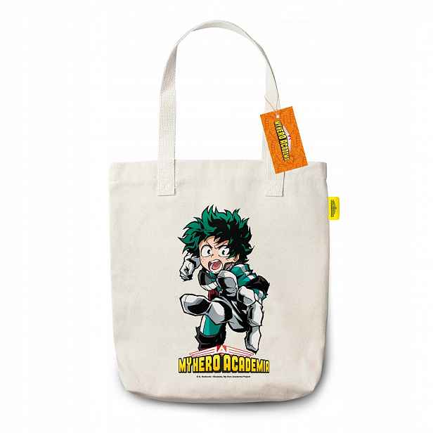 Látková taška bílá, My Hero Academia