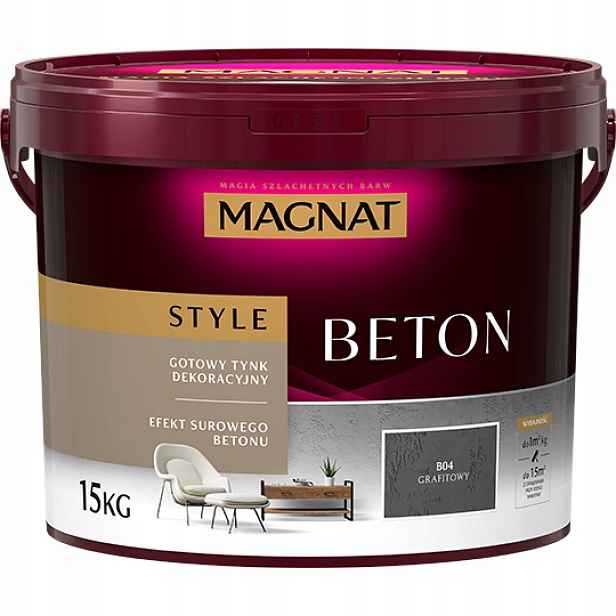 Magnat Style Architektonický beton B04 Grafitový 15 kg