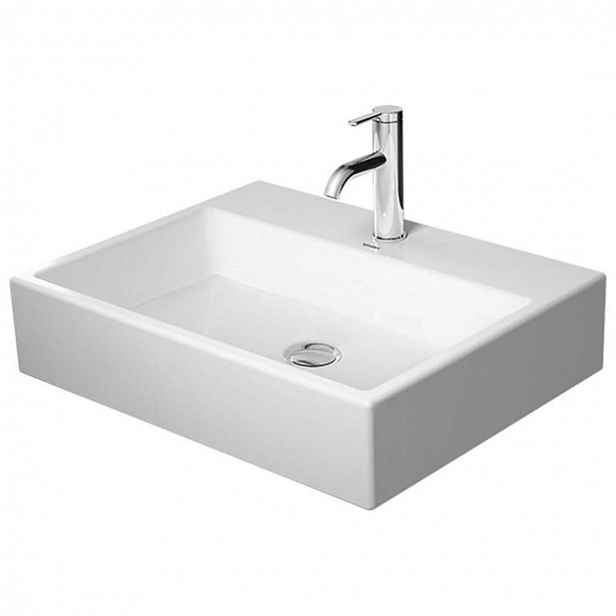 Duravit Vero Air - Umyvadlová mísa 60x47 cm, bez přepadu, otvor pro baterii, bílá 2352600041
