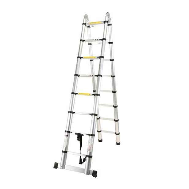 Teleskopický žebřík, 2 x 2,5 m, L