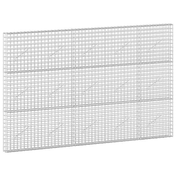 vidaXL Gabion s drátem 5 mm a síťkou 5x5 cm 250x10x150 cm
