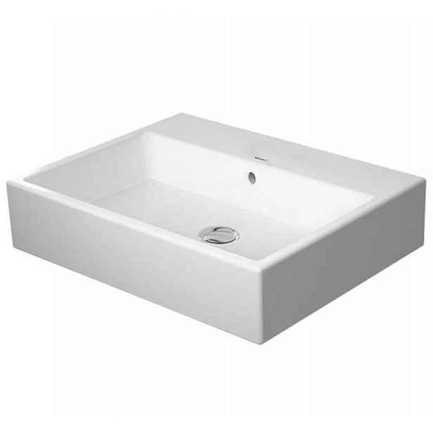 Duravit Vero Air - Umyvadlová mísa 60x47 cm, s přepadem, bez otvoru pro baterii, bílá 2352600060