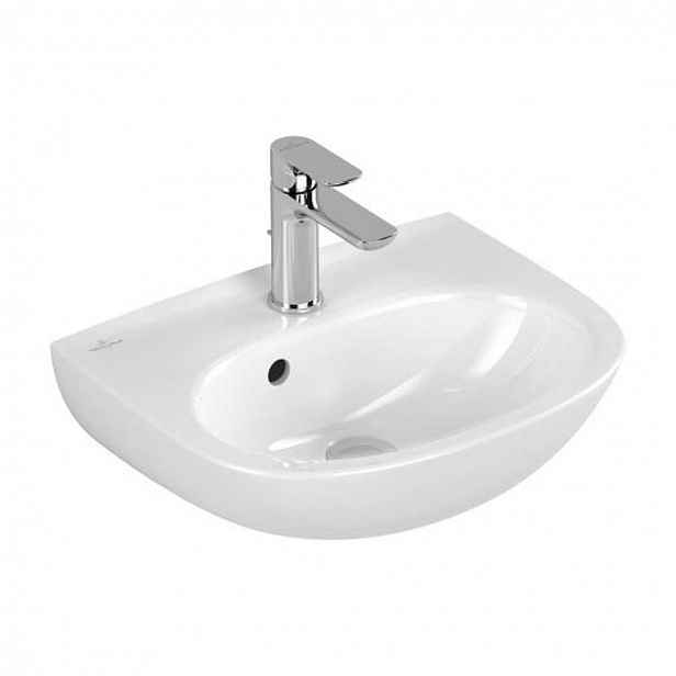 Villeroy & Boch O.novo - Umývátko 45x36 cm, s přepadem, otvor pro baterii, alpská bílá 43404501