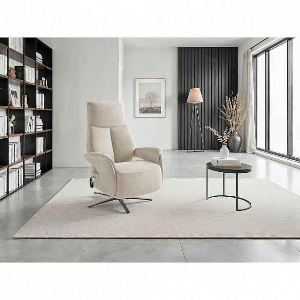 Sit & More RELAXAČNÍ KŘESLO, textil, barvy stříbra