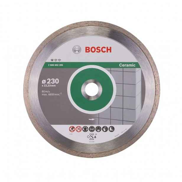 Bosch - Diamantový řezný kotouč na dlaždice a obklady 230x22,23 mm 2608602205
