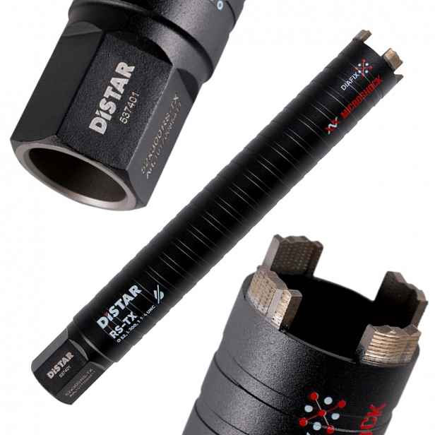 Distar vrták do betonu 52 mm x 300 mm 1 1/4 Unc