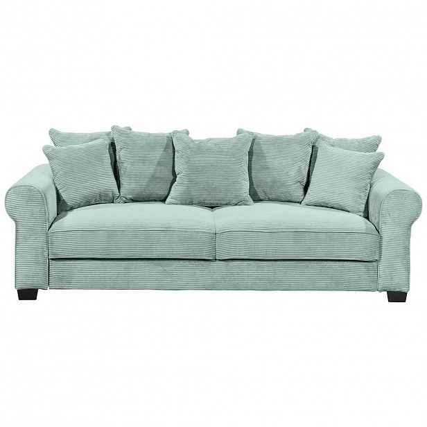 MID.YOU ROZKLÁDACÍ POHOVKA, textil, šalvějově zelená
