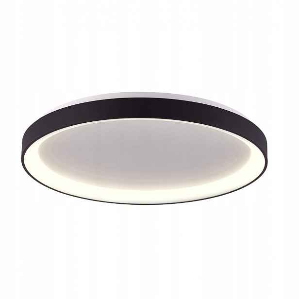 Vico, Moderní, černý, kulatý stropní svítidlo Led, 3000K+4000K, 60W, 5300LM 78cm