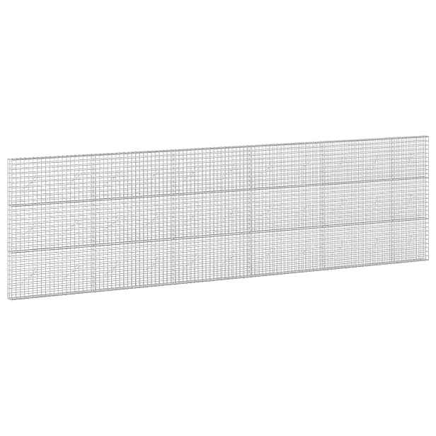vidaXL Gabion s drátem 5 mm a síťkou 5x5 cm 550x10x150 cm