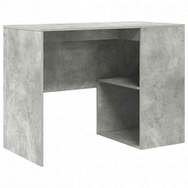 vidaXL Stůl Betonově šedá Kompozitní dřevo 102 x 50 x 75 cm