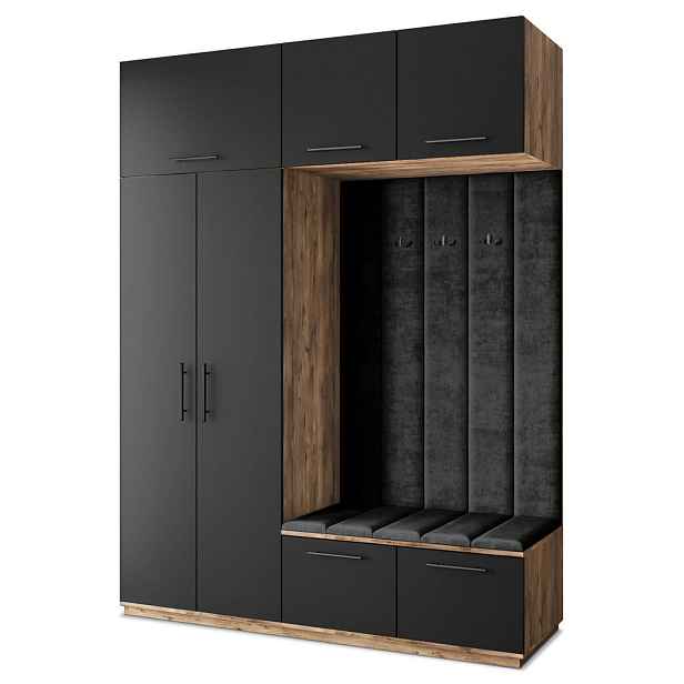 MASSENO MODERNÍ PŘEDSÍŇOVÁ SKŘÍŇ REMA, 180/240/60 cm, dekor dub