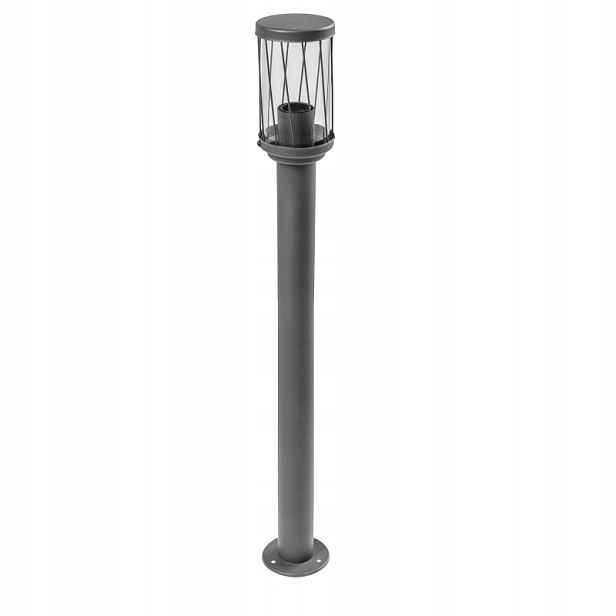 Stojací zahradní lampa Kreta-p 80 E27 IP44 grafit