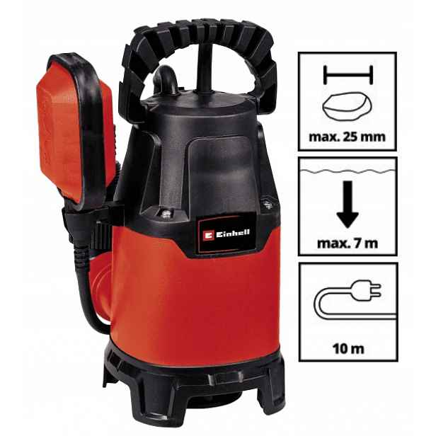 Einhell Ponorná Pumpa Na Špinavou Vodu Gc-dp 3325 4181530