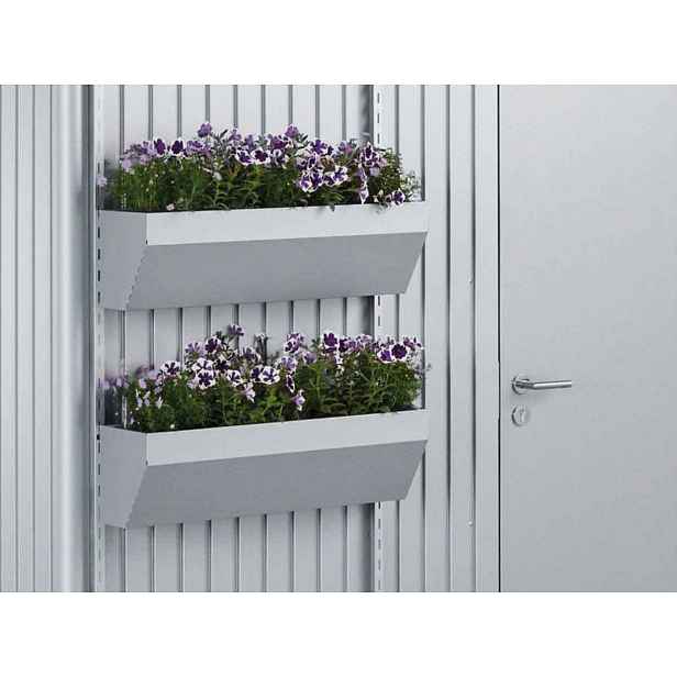 FloraBoard k domku Biohort, stříbrná BH47030
