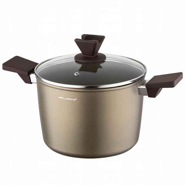 Hrnec Vysoký Hrnec s víkem Florina Aston Indukce 5L 22 cm