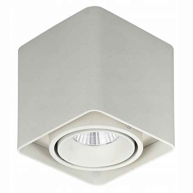 Led stropní svítidlo Kulaté Stropní Svítidlo na omítku 840lm 3000K Bílý hliník Bonnie