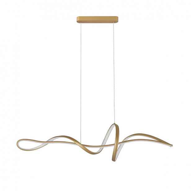 Mila, Moderní, stylová, dekorativní, zlatá závěsná Led lampa, 2700LM