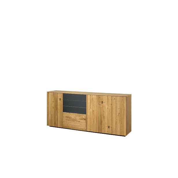 Szynaka Komoda Minura 47 195 cm dub přírodní/grafit